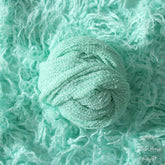 Baby Artificial Fur Layer and Knitted Stretch Wrap SR081 | NB | Mint